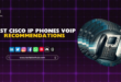A selection of Cisco IP Phones including models CP-7821-K9, CP-8841-K9, CP-7841-K9, and more, showcasing advanced VoIP technology for modern business communication.