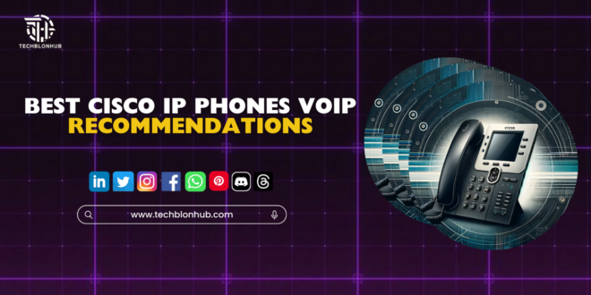 A selection of Cisco IP Phones including models CP-7821-K9, CP-8841-K9, CP-7841-K9, and more, showcasing advanced VoIP technology for modern business communication.