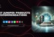 A Juniper SRX300 Services Gateway hardware with 8GE ports, 4G RAM, and 8G Flash for advanced networking