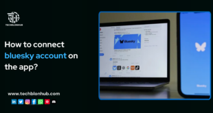connecting a Bluesky account on the app