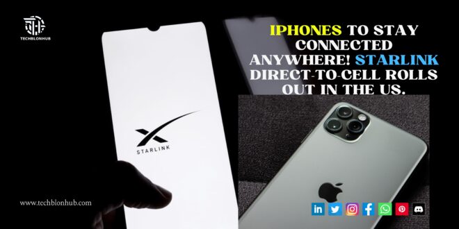 iPhone and a Starlink