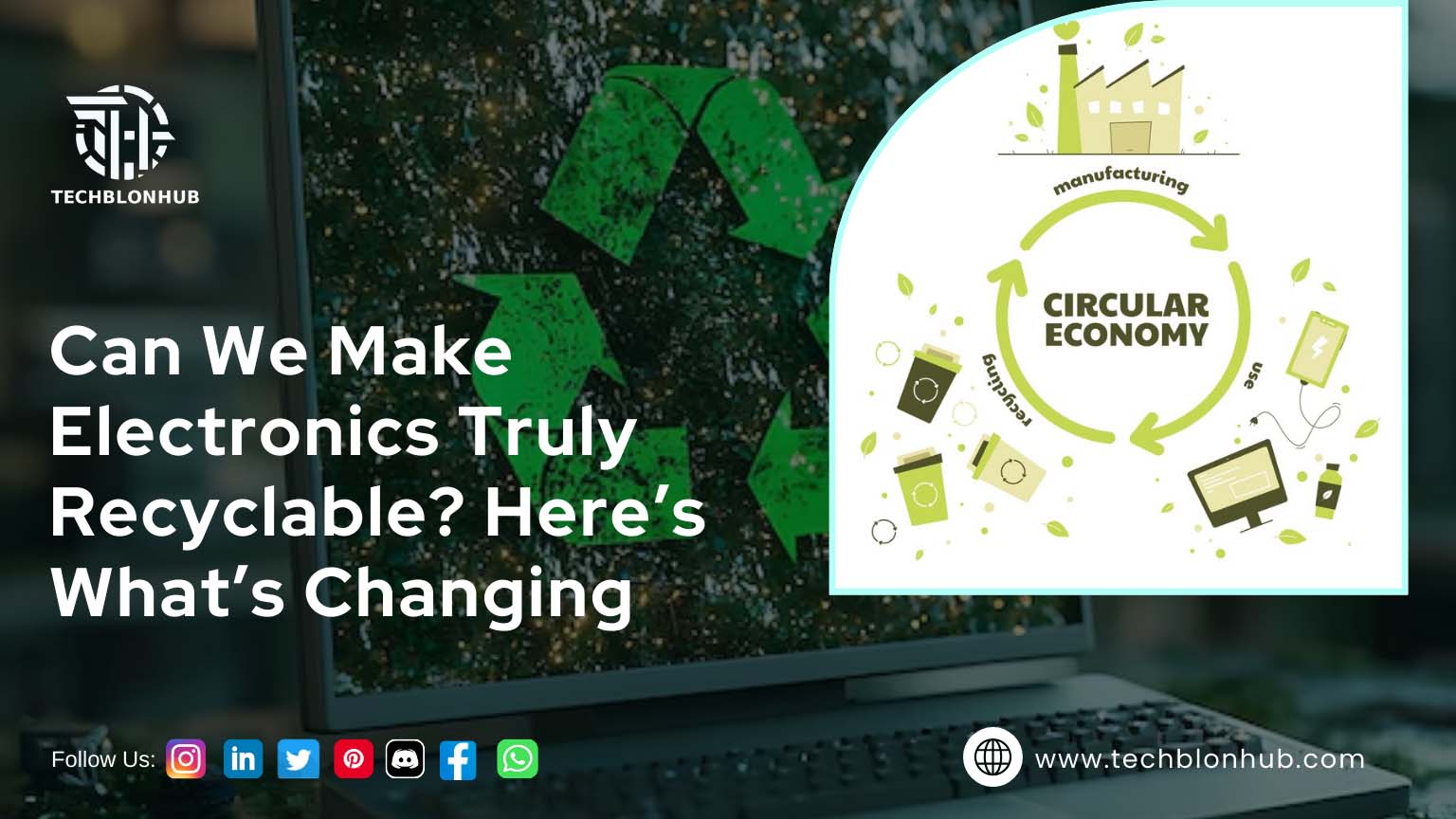 Advancements in technology are enhancing the recyclability of electronics and tackling e-waste challenges.